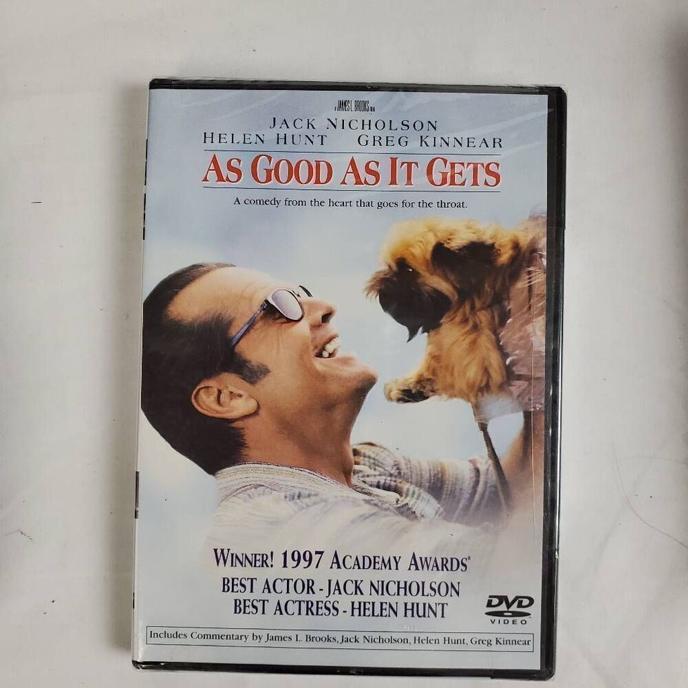 As Good As It Gets DVD New Jack Nicholson Helen Hunt Oscar Winner